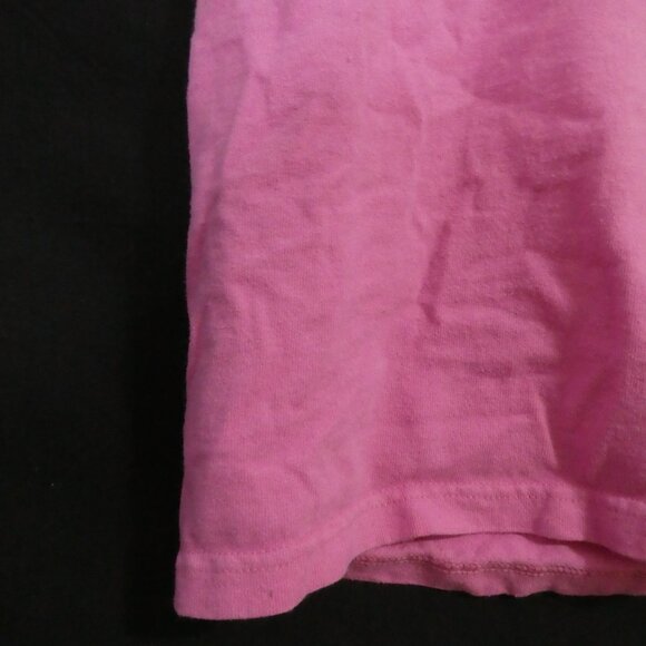 FRUIT OF THE LOOM - Heavy Cotton | size 10/12 | The End Is Near Pink Tee - Picture 7 of 16